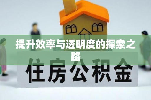 老城提升效率与透明度的探索之路
