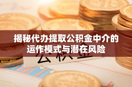 老城揭秘代办提取公积金中介的运作模式与潜在风险