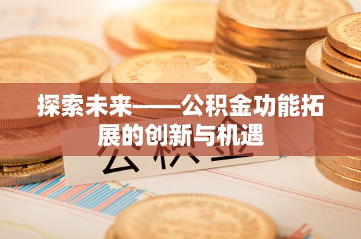 老城探索未来——公积金功能拓展的创新与机遇